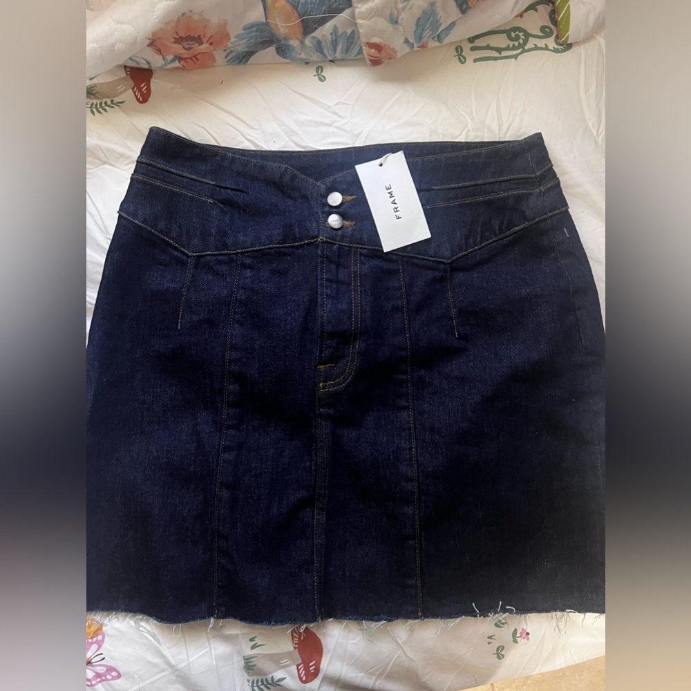 NWT Frame Denim Mini skirt